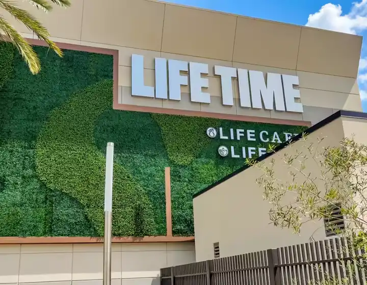 Living wall at Lifetime Irvine